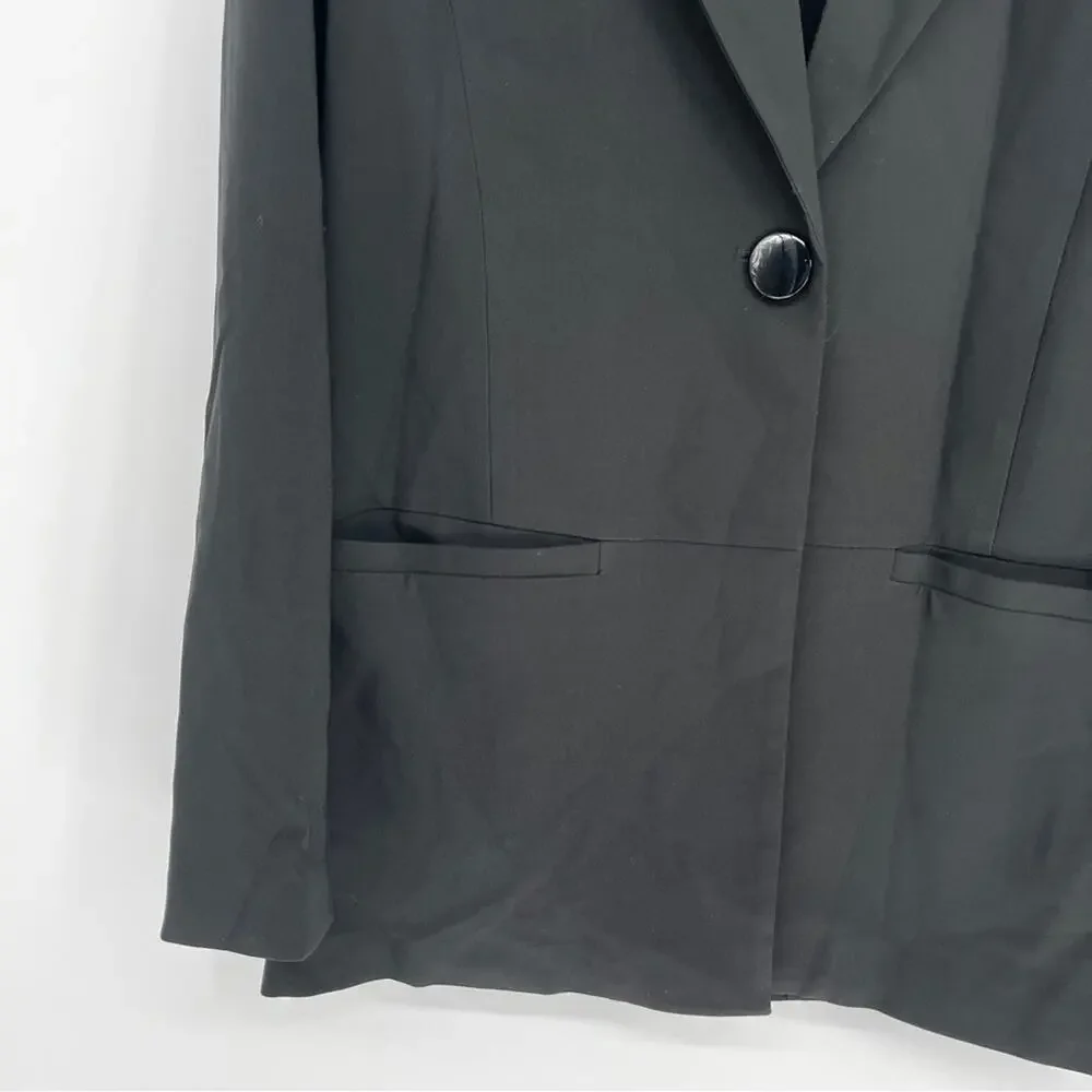 Camila Coelho Brenna One Button Blazer jacket black - S - Picture 6 of 12